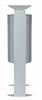 Outdoor trash up Rossignol 40 L gray metal