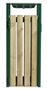 Outdoor trash timber Rossignol moss green ashtray 110L