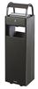 Outdoor ashtray trash can 6L / 30 L Rossignol black