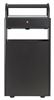 Outdoor ashtray 12 L / 60 L basket on black stand
