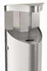 Rossignol 9L metal grey outdoor wall ashtray
