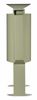 Outdoor ashtray bin foot 40 L Rossignol gray cement