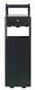Rossignol black 6L/30L outdoor trash can ashtray