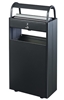 Outdoor ashtray trash can 12L / 60 L Rossignol anthracite