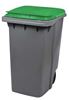 Rossignol green 340L 2-wheel garbage container