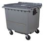 Rossignol 4-wheel 1000L trash container with belly bar