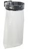 Rossignol black wall-mounted trash bag holder