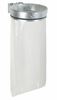 Rossignol galvanized steel wall-mounted trash bag holder
