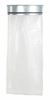 Rossignol galvanized steel wall-mounted trash bag holder
