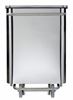Stainless steel kitchen trash HACCP collecroule 70 L