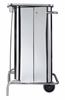 Stainless steel kitchen trash HACCP collecroule 70 L