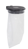 Rossignol black selective sorting garbage bag holder with hatch cover