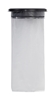 Rossignol black selective sorting garbage bag holder with hatch cover
