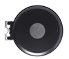 Rossignol black selective sorting garbage bag holder with hatch cover