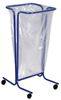 trash bag support 110 liters of ultramarine blue wheels