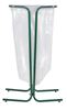 trash bag support 110 liters of foam green feet