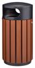 60L aluminum outdoor trash can