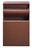 Rossignol 15L basket ashtray corten effect