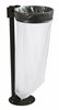Rossignol black floor-standing trash bag holder