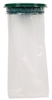 Rossignol green lid outdoor trash bag holder