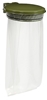 Rossignol outdoor trash bag holder olive green lid