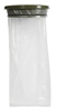 Rossignol outdoor trash bag holder olive green lid