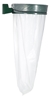 Rossignol green outdoor wall mounted trash bag holder