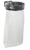 Rossignol extreme black wall-mounted trash bag holder