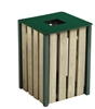 50L moss green outdoor bin