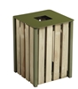 50L olive green outdoor bin