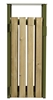 110L olive green outdoor bin