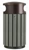 40 L grey outdoor bin