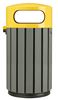 40 L yellow outdoor bin