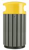 40 L yellow outdoor bin