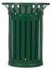 Tulip trash on pole Rossignol green 35 L