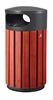 Exterior wooden trash 40 liters Rossignol