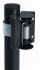Universal mounting poles trash nightingale