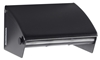 Black manga toilet paper roll dispenser