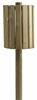 Outdoor wooden trash Rossignol 20 L round wall