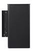 Rossignol black swivel wall-mounted outdoor trash can