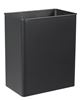 Rossignol black swivel wall-mounted outdoor trash can