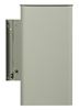 Rossignol cement grey swivel wall-mounted outdoor trash can
