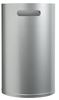 Rossignol 40L removable wall-mounted bin, grey aluminium