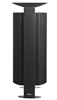 Outdoor trash foot on 100 L Rossignol gray manganese