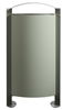 Outdoor trash foot on 100 L Rossignol gray cement