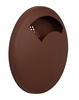 Outdoor ashtray Rossignol 0.5 L effect corten Disco
