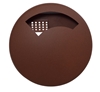Outdoor ashtray Rossignol 0.5 L effect corten Disco