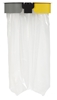Rossignol yellow grey wall mounted trash bag holder