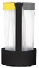 Rossignol yellow and grey selective sorting garbage bag holder