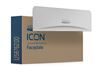 Kimberly Clark Icon silver toilet paper dispenser front